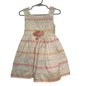YoungLand Rosette Detail Party Dress